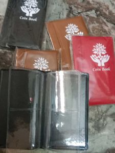 Mini Pocket Coin Holder Album Pack Of 5