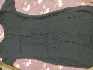 Elegant Black Embroidered Kurti