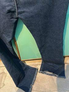 Stylish Dark Wash Flare Jeans