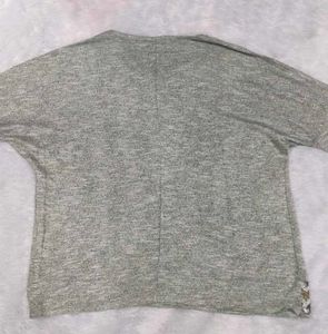 ✅BRAND New Grey Embellished knit Top✅