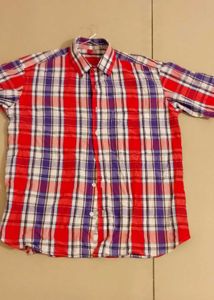 Red &amp; Purple Plaid Button-Down