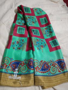 Elegant Floral and off  half Desi