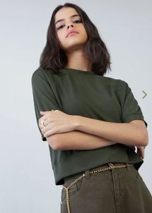 Olive Crop Top