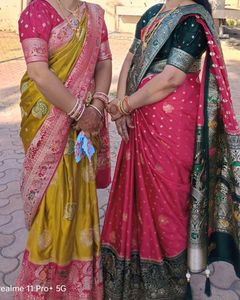 Elegant Heavy Pashmina Silk Saree