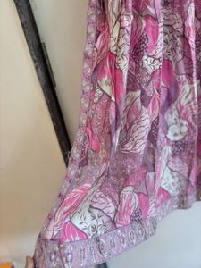 Pink Floral Anarkali Suit