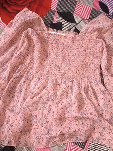 Floral Pink Top