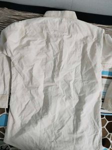 Original Burberry White Long Sleeve Shirt