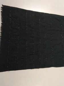 Black Embellished Scarf
