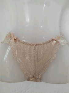 Lace Panties with Bow Detail