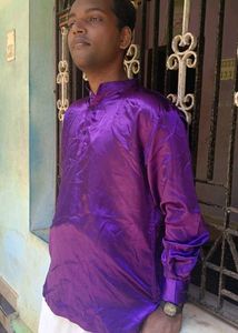 Purple Men Kurta