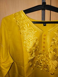 Elegant Mustard Kurta (AM).