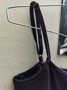 Violet Crop Fitted Top