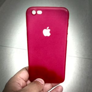 Iphone 6/6S Thin Silicon Case - Red