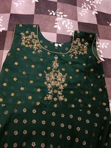 ❗Clearance Sale ❗🌲DARK GREEN 🌲☘️ LONG DRESS WITH