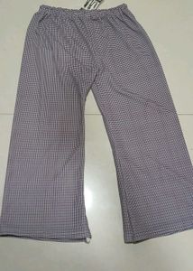 Streachable Leisure Checkered Pants