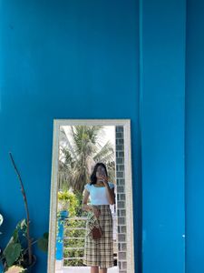 Plaid Ruffle Skirt