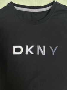 DKNY Black Embroidery Tee