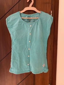 Sea Green Top For Women