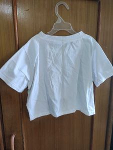 White Crop Top