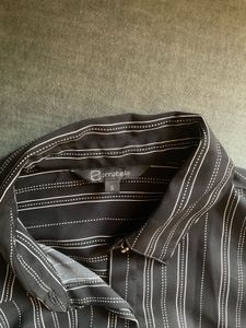 Striped Button-Down Shirt