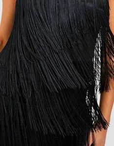 Fringe Detail Dress