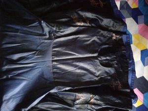 Elegant Navy Blue Ethnic Gown