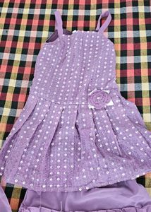 Cute Lavender Girls Outfit