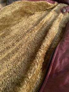 Burgundy Leather Jacket