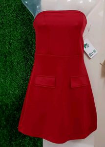 Bandeau Strapless Mini Dress