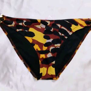 Animal Print Bikini Bottom panty