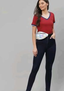 Shein Smart V-neck T-shirt for Women