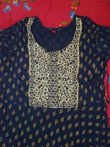 Blue Anarkali Suit