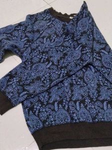 Black &amp; Blue Colour Sweatshirt