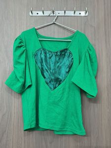 Heart Shape Fully Strachable Top For 38-40