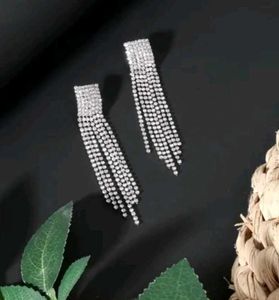 Pearl & Red Tulip Stud Earrings