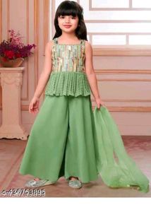 Green Dress with Dupatta