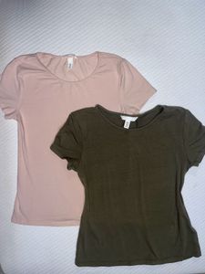 h&m combo basic tee