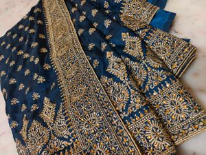 Very Beautiful 😍 Royal Blue Saree