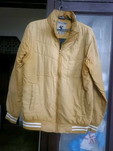 Cantabil Men Winter Mustard Jacket In L Size