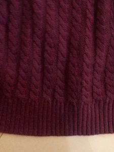 Burgundy Knit Sweater
