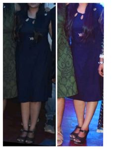 Dark Blue One Piece Dress