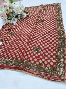 Mahroom Heavy Saree