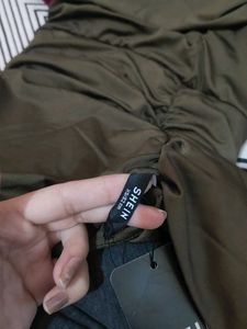 Olive Green Bodycon long dress 🕊️