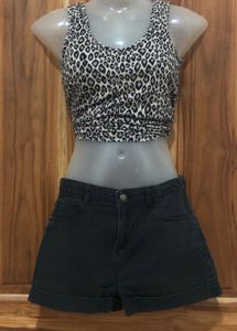 H&M Black Shorts