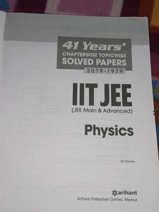 IIT JEE Physics Solved Papers