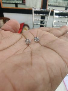 Combo Of 925 Heart&amp; Flower Stud Earrings With