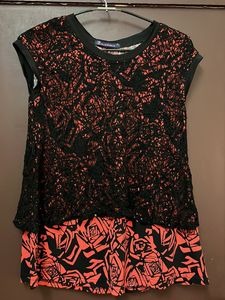 Black Cut Out Top