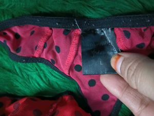 Red Polka Dot Thong🖤big size
