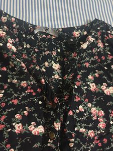 Floral Print Long Sleeve Top
