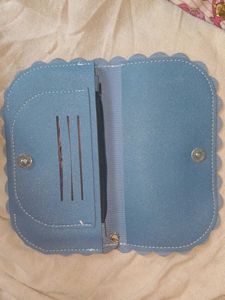 Pastel Sky Blue Cute Women Clutch